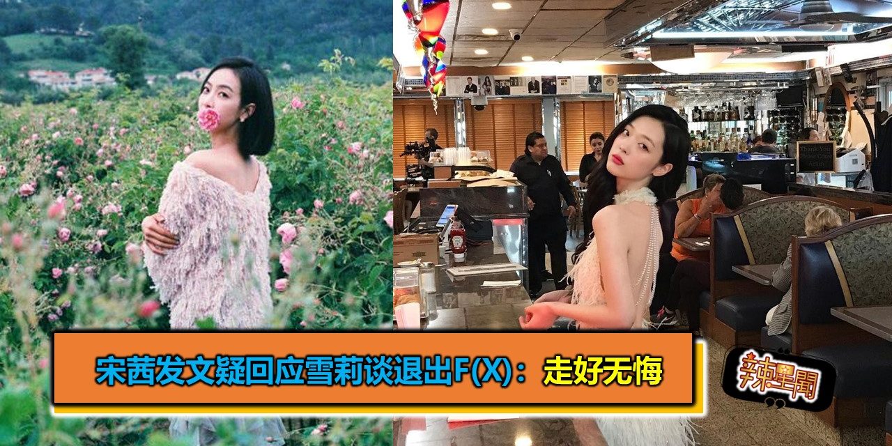 宋茜发文疑回应雪莉谈退出f(x)：走好无悔