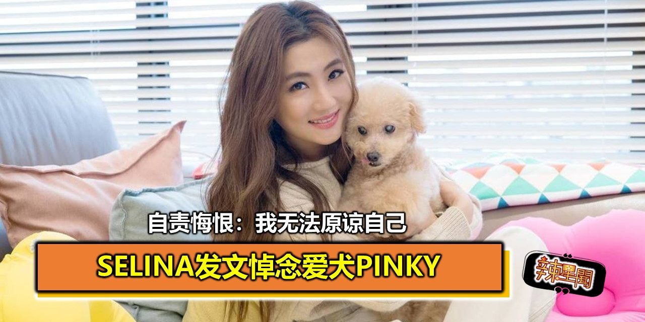 Selina发文悼念爱犬Pinky　自责悔恨：我无法原谅自己