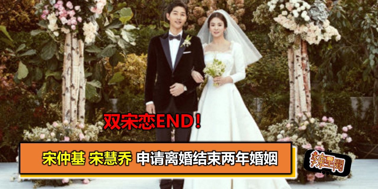 双宋恋END！宋仲基宋慧乔申请离婚结束两年婚姻