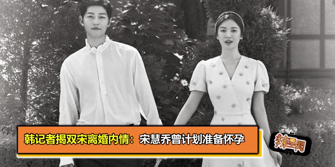 韩记者揭双宋离婚内情：宋慧乔曾计划准备怀孕