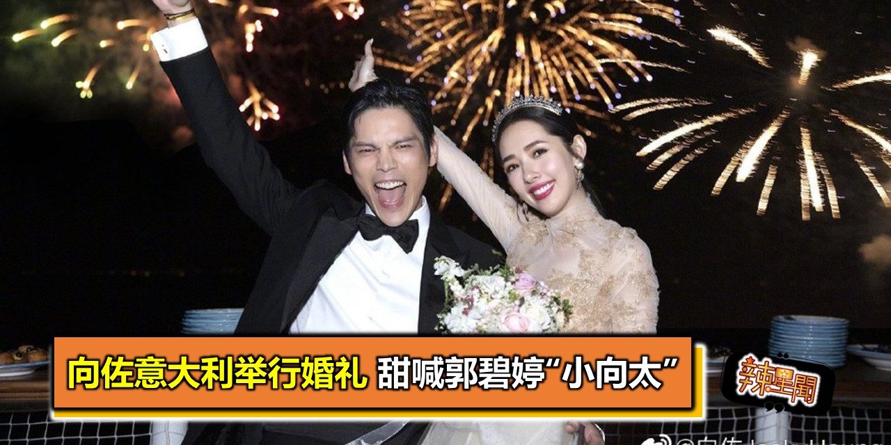 向佐意大利举行婚礼 甜喊郭碧婷“小向太”