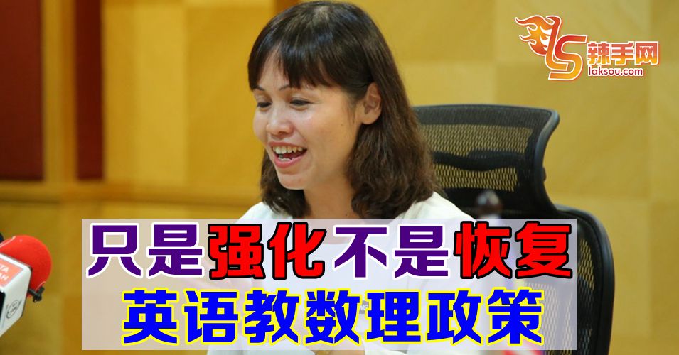 张念群：只是强化不是恢复英语教数理