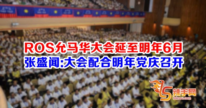 张盛闻：马华大会与明年党庆同期召开