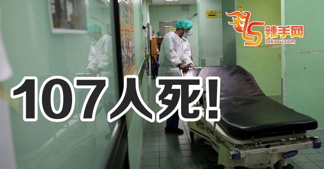 今日107人死，ICU破900人