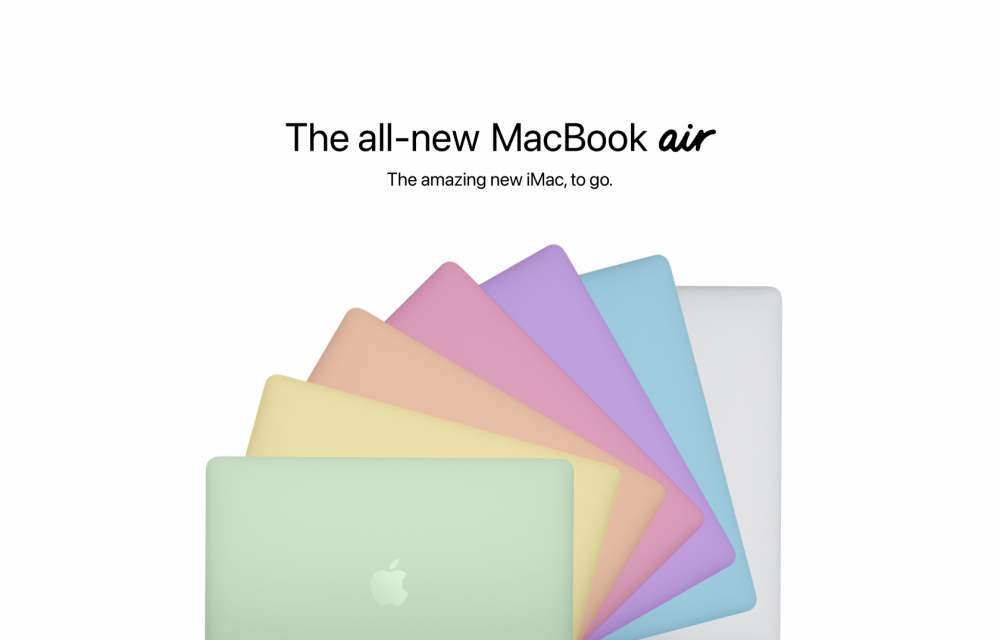 MacBook Air 2022年或推出梦幻糖果色