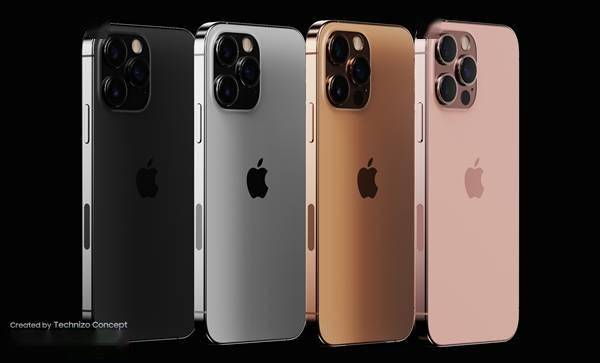 iPhone 13 最新渲染图曝光 新增日落金和玫瑰金配色