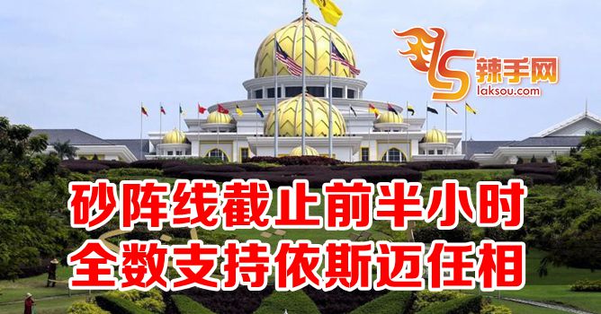 砂阵线全数支持依斯迈任相