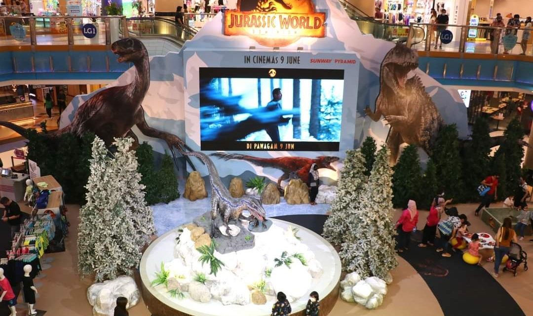 Sunway Pyramid 配合电影上映举办恐龙展