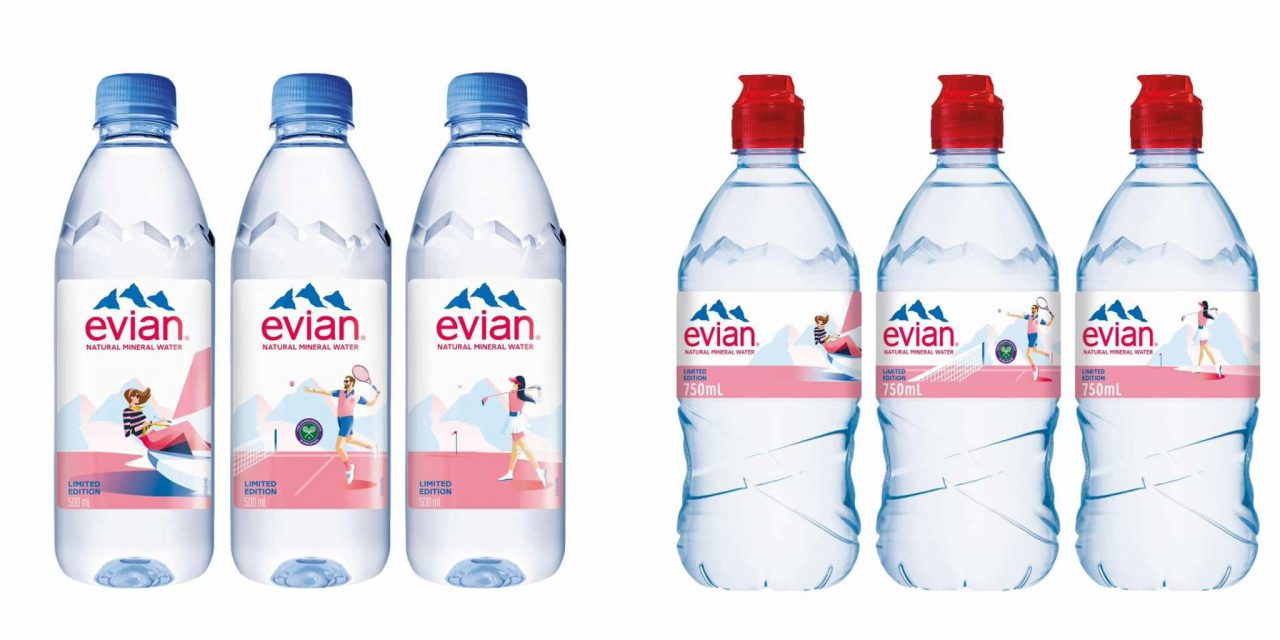 evian推三项标志性运动限量版瓶子